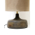 Lampa stołowa drewniana 63cm
